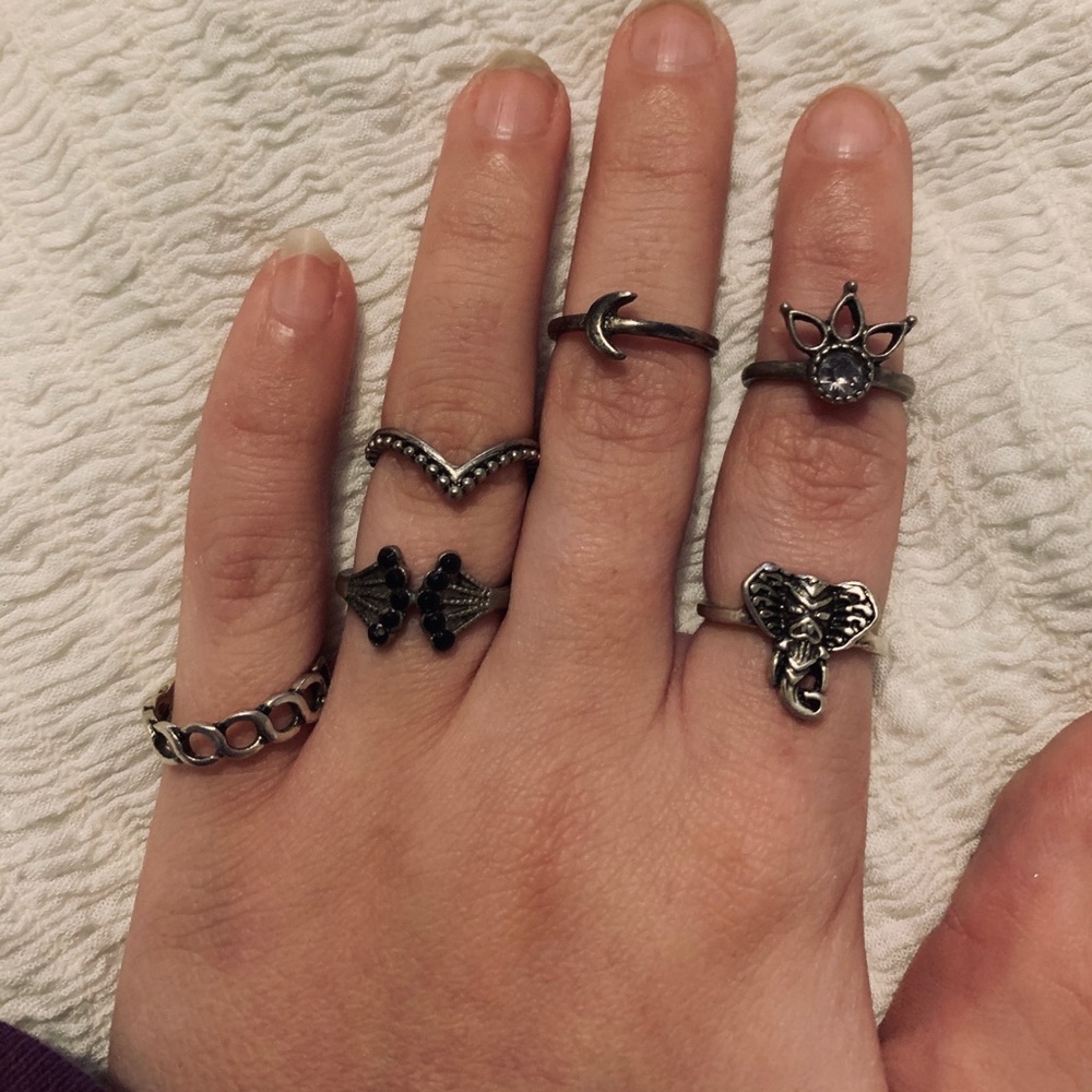 Bundle of 6 Bohemian Rings